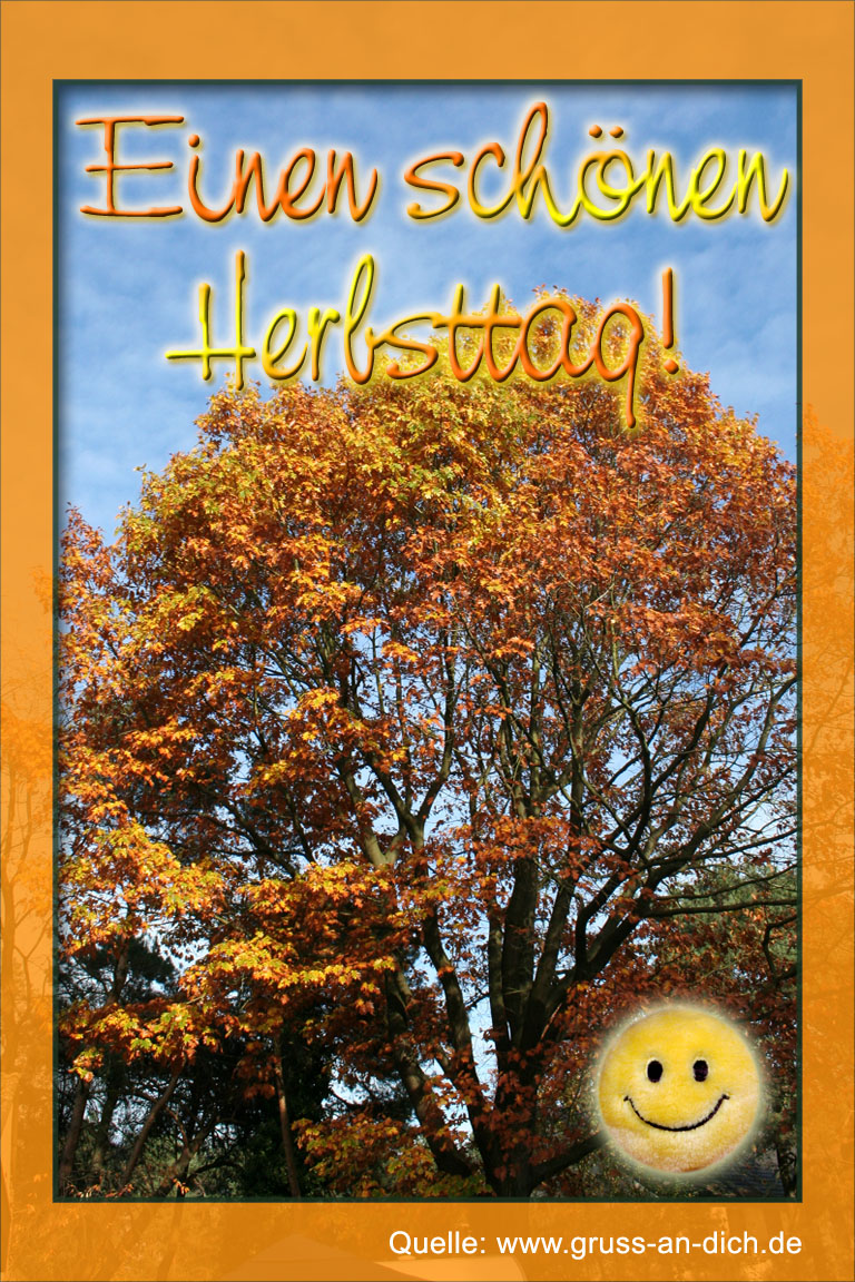 Herbstkarte