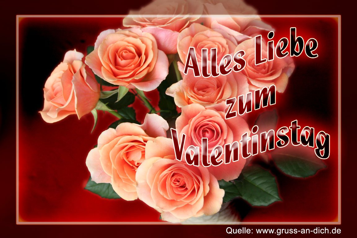 Valentinstag-Karte