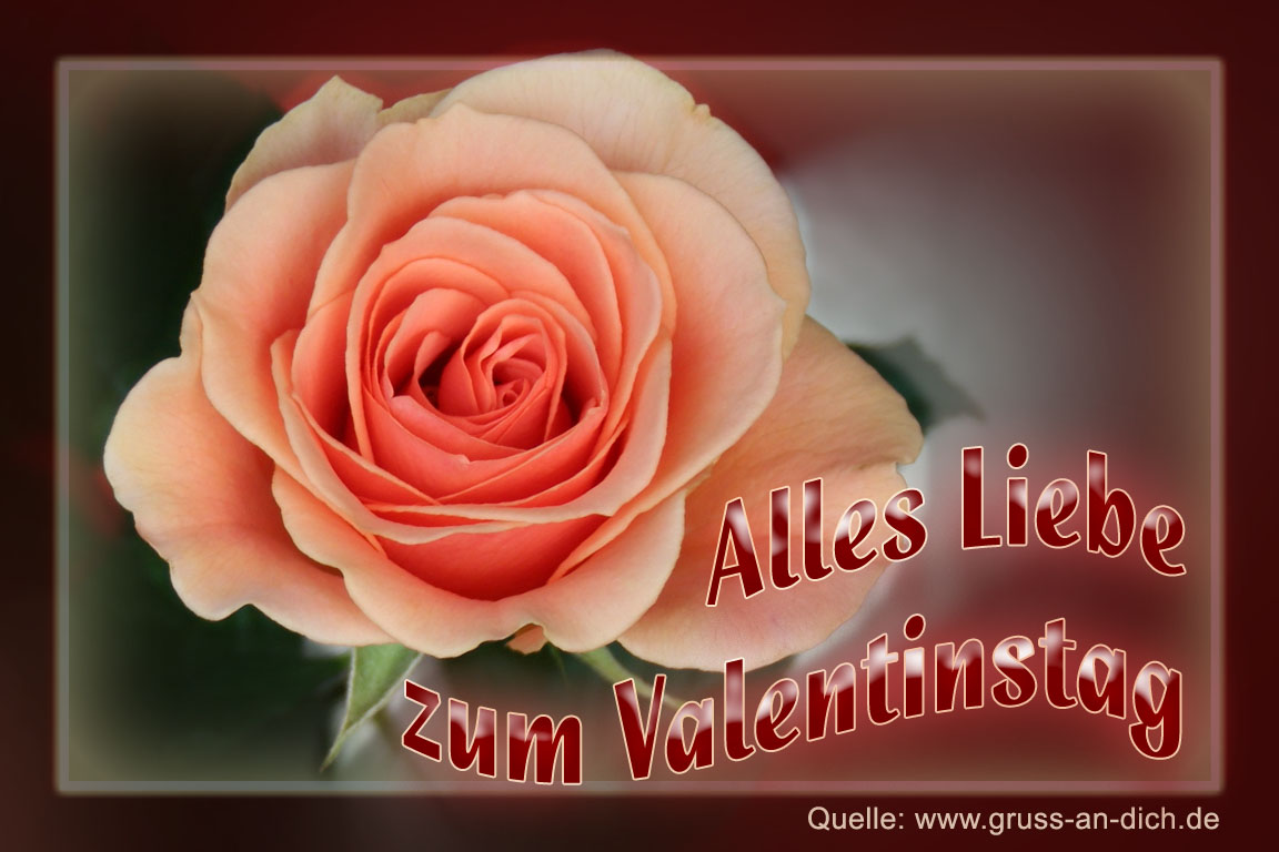 Valentinstag-Karte