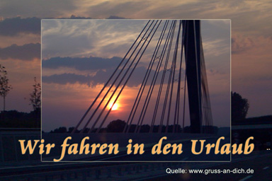 Urlaubsgrukarte